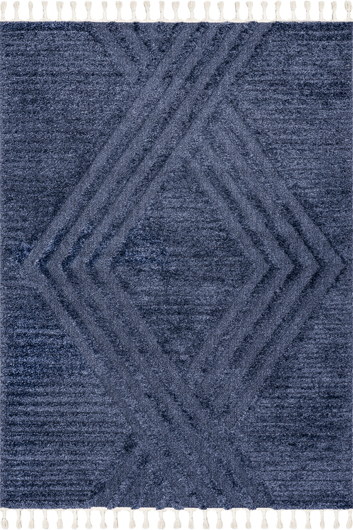 Blue Shag Area Rug for Luxurious Home Comfort