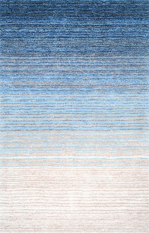 Blue Shag Rug for Cozy Living Spaces