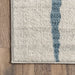 Blue Striped Area Rug for Living Room 160x230 cm