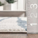 Blue Striped Area Rug for Living Room 160x230 cm