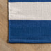 Blue Striped Flatwoven Area Rug 152x244 cm