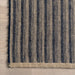 Blue Striped Jute Area Rug 90x150 cm