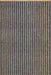 Blue Striped Jute Area Rug 90x150 cm