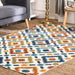 Blue Trellis Indoor Outdoor Area Rug 120x180 cm