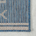 Blue Trellis Indoor Outdoor Area Rug 120x180 cm