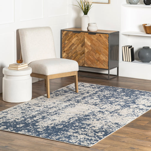 Blue Vintage Distressed Mist Area Rug 120x180 cm