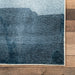 Blue Washable Abstract Area Rug 160x230 cm