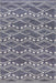 Blue Washable Indoor Outdoor Area Rug for Home Decor