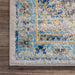 Blue Wildflower Medallion Area Rug 200x300 cm