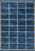 Blue Wool Checked Rug 140x200 cm