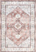 Blush Medallion Machine Washable Area Rug 120x180 cm