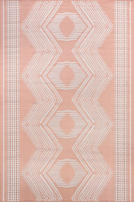 Blush Pink Indoor Outdoor Area Rug 120x180 cm