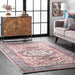 Blush Vintage Medallion Area Rug 120x180 cm