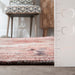 Blush Washable Iris Medallion Area Rug 160x230 cm