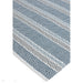 Boardwalk Modern Striped Hand-Woven Durable Stain-Resistant Weatherproof Flatweave In-Outdoor Blue/Grey/Cream Rug