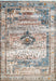 Bohemian Blue Area Rug for Home Decor