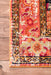 Bohemian Center Medallion Area Rug in Orange 60x90 cm