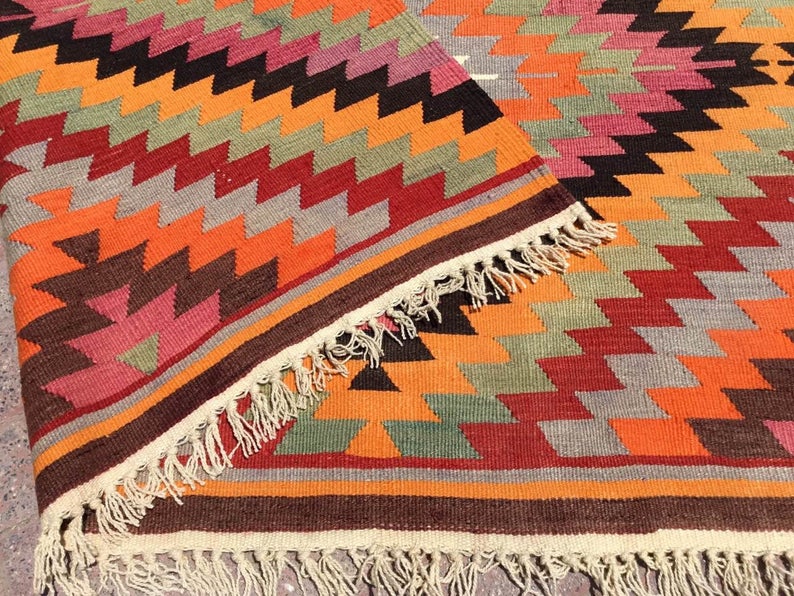 Bohemian Kilim Area -matto 311cm x 202cm monivärinen