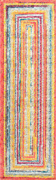 Tappeto bohémien multicolore 120 cm x 180 cm