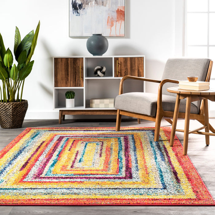 Bohemian Multicolor Area Rug 120x180 cm