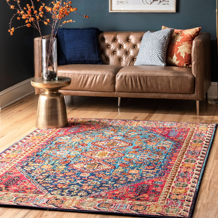 Bohemian Multicolor Area Rug 80x150 cm