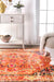 Bohemian Orange Center Medallion Area Rug 100x150 cm