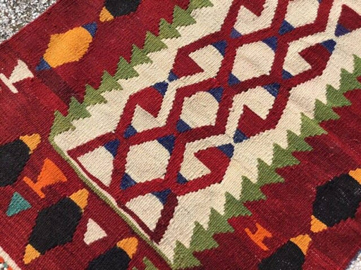 Bohemian Vintage käsinkudottu Kilim-matto 112 cm x 73 cm