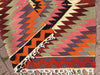 Bohemian Vintage Kilim Rug 126cm x 117cm Handwoven Turkey