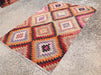 Bohemian Vintage Kilim Rug 267cm x 183cm Handwoven