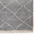 Boho 5413 Modern Moroccan Berber Soft Plush Shaggy Grey Rug