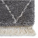 Boho 8280 Modern Moroccan Berber Soft Plush Shaggy Grey Rug