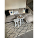 Boho 8280 Modern Moroccan Berber Soft Plush Shaggy White/Black Rug