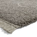 Boho A474 Modern Moroccan Berber Soft Plush Shaggy Grey/Cream Rug