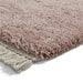 Boho A475 Modern Moroccan Berber Soft Plush Shaggy Rose Pink Rug