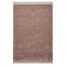 Boho A475 Modern Moroccan Berber Soft Plush Shaggy Rose Pink Rug