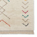 Boho A812 Modern Moroccan Berber Soft Plush Shaggy White/Multicolour Rug