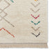 Boho A812 Modern Moroccan Berber Soft Plush Shaggy White/Multicolour Rug