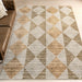 Boho Washable Indoor Outdoor Rug 140x200 cm Beige