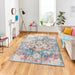 Boston Modern Traditional G0532 Blue/Fuschia Rug