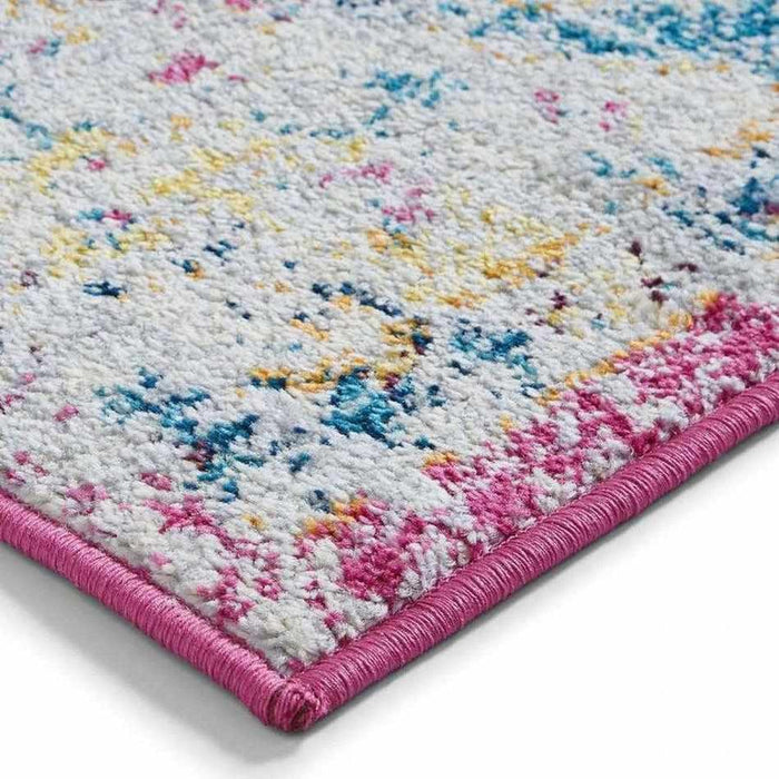 Boston Modern Traditional G0532 Fuschia/Blue Rug