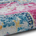 Boston Modern Traditional G0532 Fuschia/Blue Rug