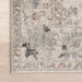 Botanical Area Rug Light Gray 160x230 cm