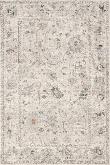 Botanical Area Rug Light Gray 160x230 cm