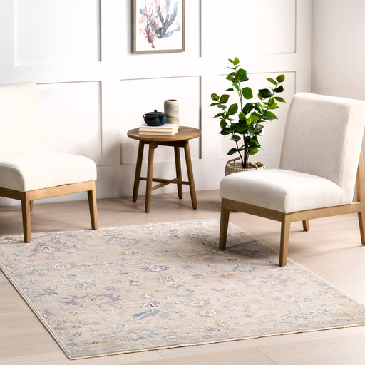 Botanical Beige Area Rug 152cm x 244cm