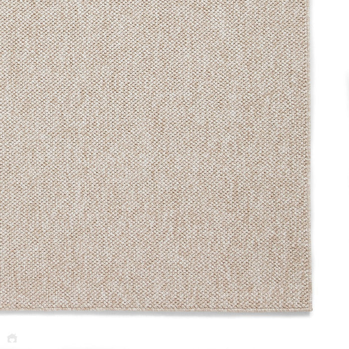 Boucle E6403 Modern Plain Textured Beaded Boucle Pile Soft-Touch Polyester Flatweave Brown Rug