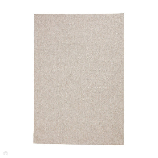 Boucle E6403 Modern Plain Textured Beaded Boucle Pile Soft-Touch Polyester Flatweave Brown Rug