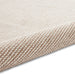 Boucle E6404 Modern Plain Textured Beaded Boucle Pile Soft-Touch Polyester Flatweave White/Brown Rug