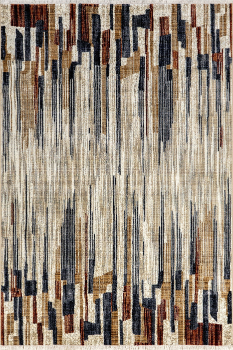 Bowery Multicolor Striped Area Rug 152x244 cm