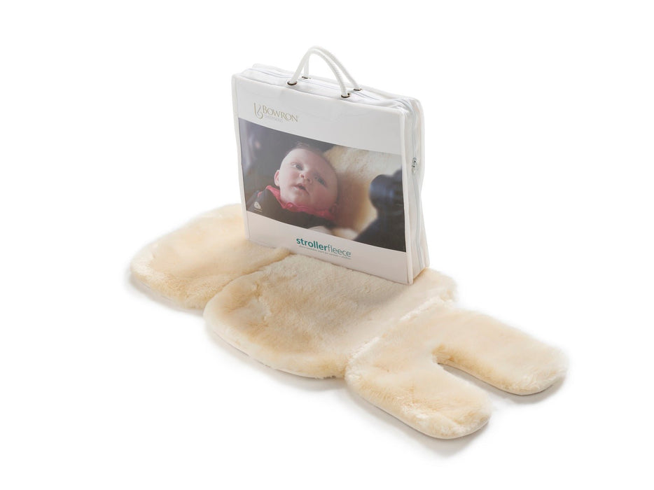 Bowron Adjustable Universal Sheepskin Pram or Stroller Liner - Shortwool