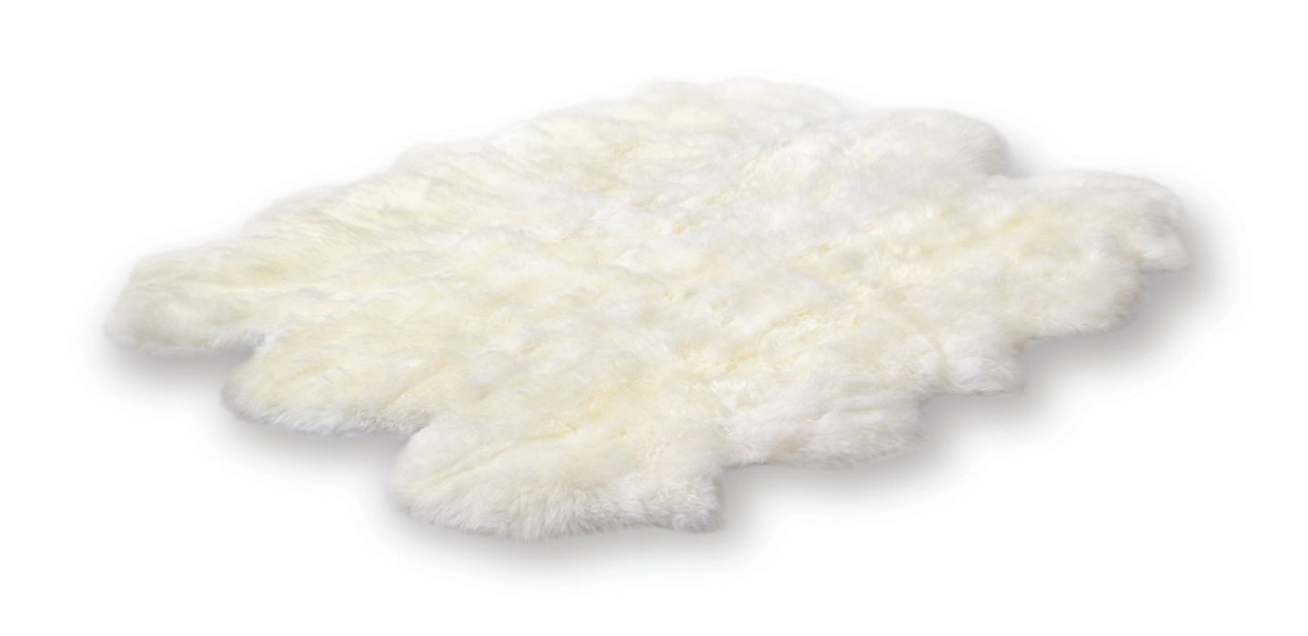 Bowron Longwool Ivory Sheepskin Rug